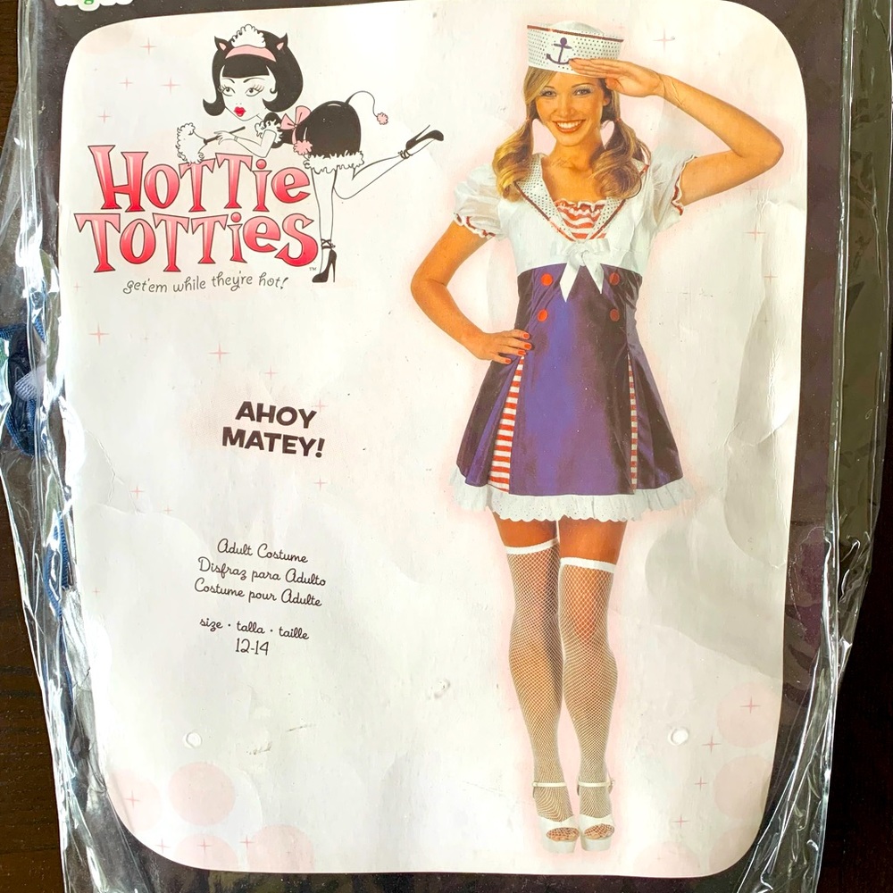 Sailor Girl Halloween Costume Adult Size L